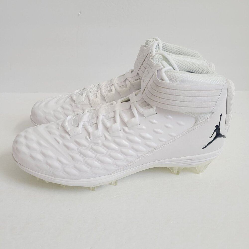 NEW Nike Air Jordan Force Savage 2 Football Cleats CV1663-103 Size 12.5 White